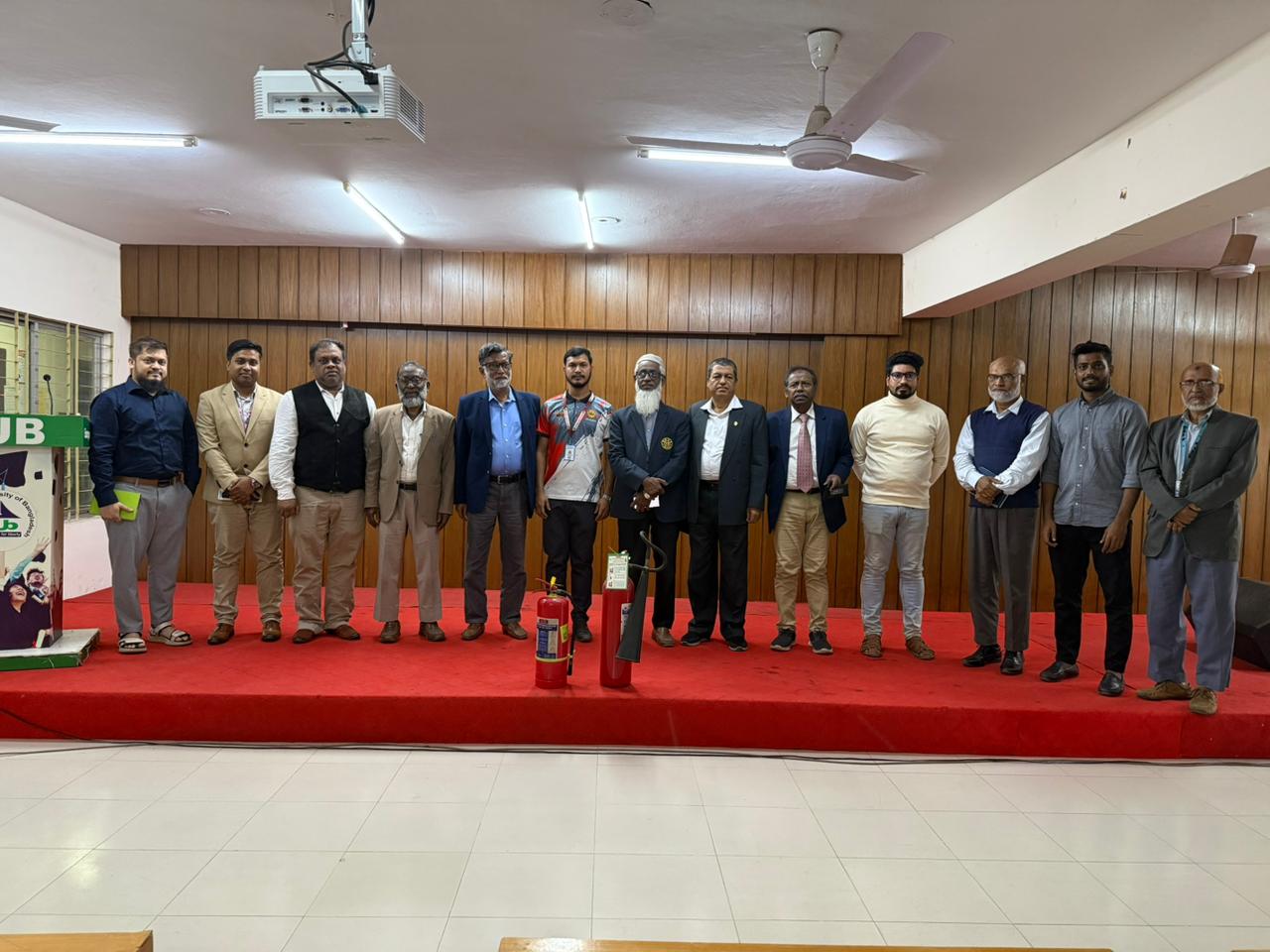 Today, the European University of Bangladesh organized an awareness discussion/workshop on Fire Safety, focusing on preparedness and preventive measures across the campus.