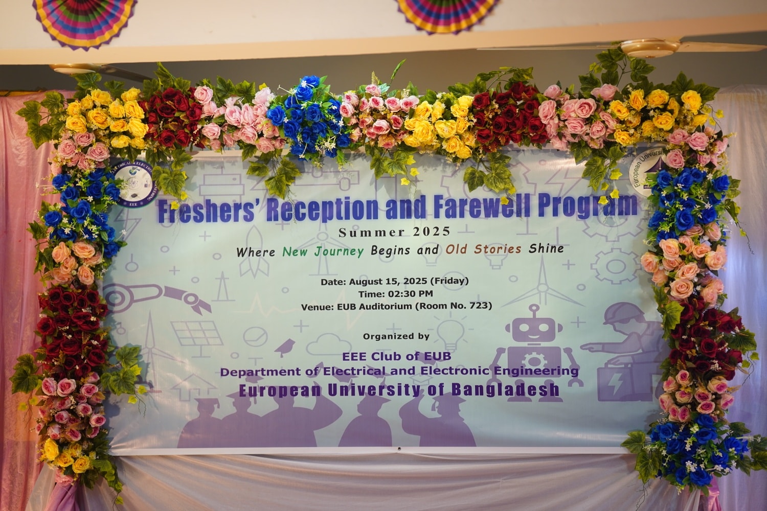 Freshers’ Reception & Farewell Program, Summer 2025 — EEE Department, EUB