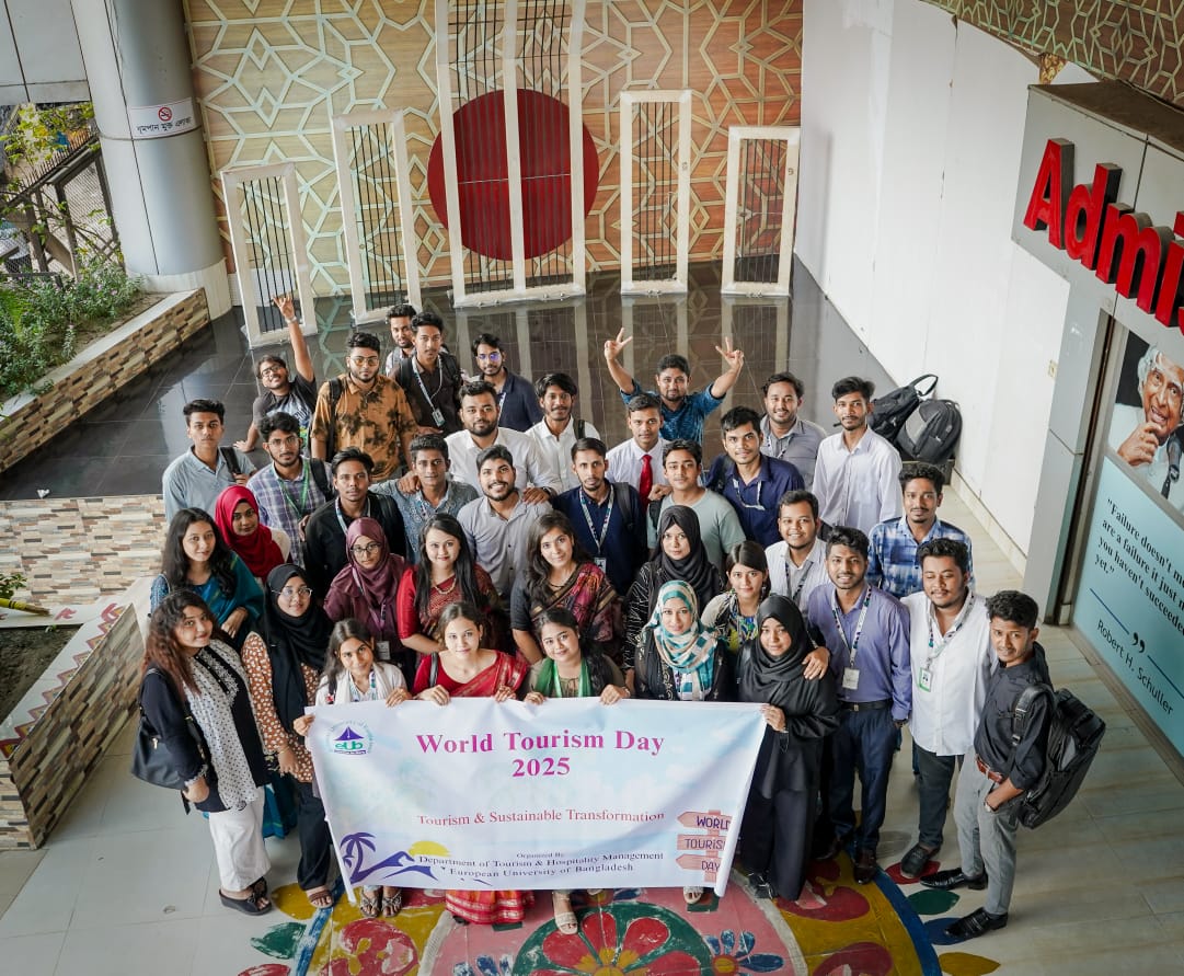 EUB THM Department Celebrates World Tourism Day 2025