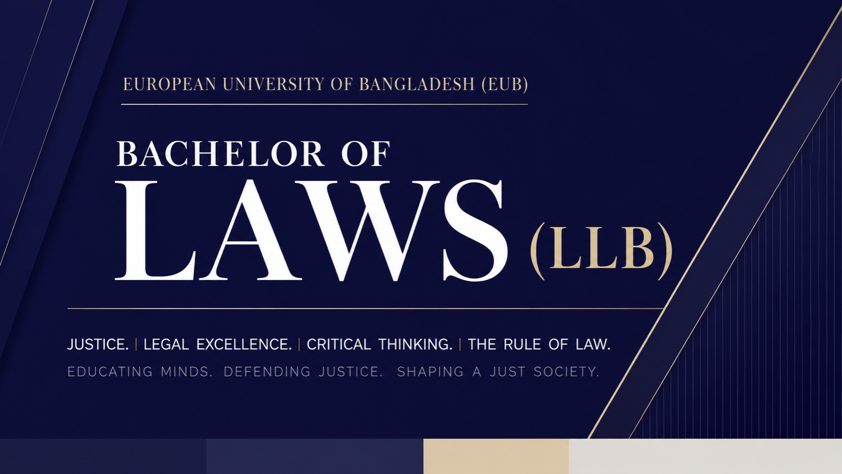 Bachelor of Laws (LL. B.) (Honors) in Law