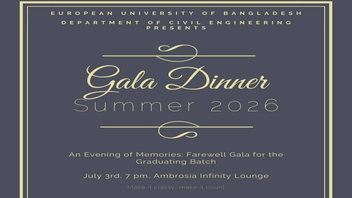 Gala Dinner Summer 2026