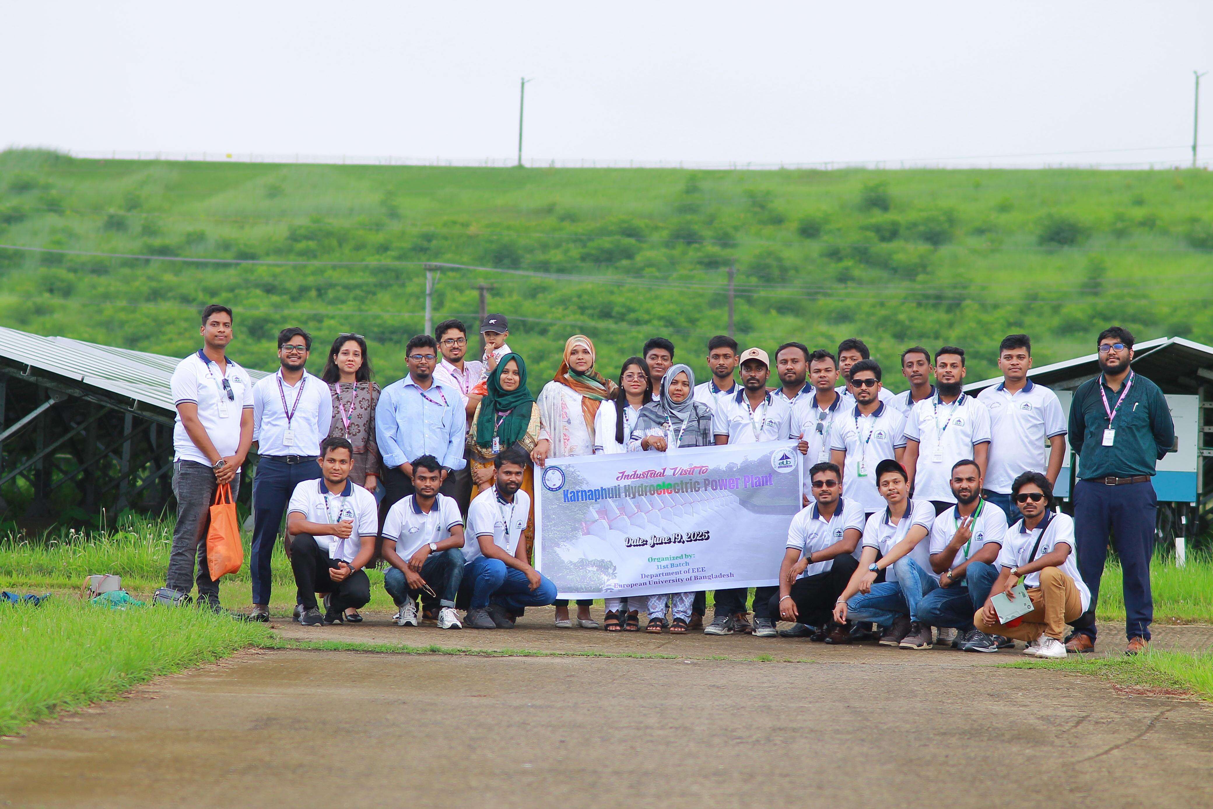 Educational Industrial Visit to Karnafuli Hydroelectric Power Station by EUB EEE  Department